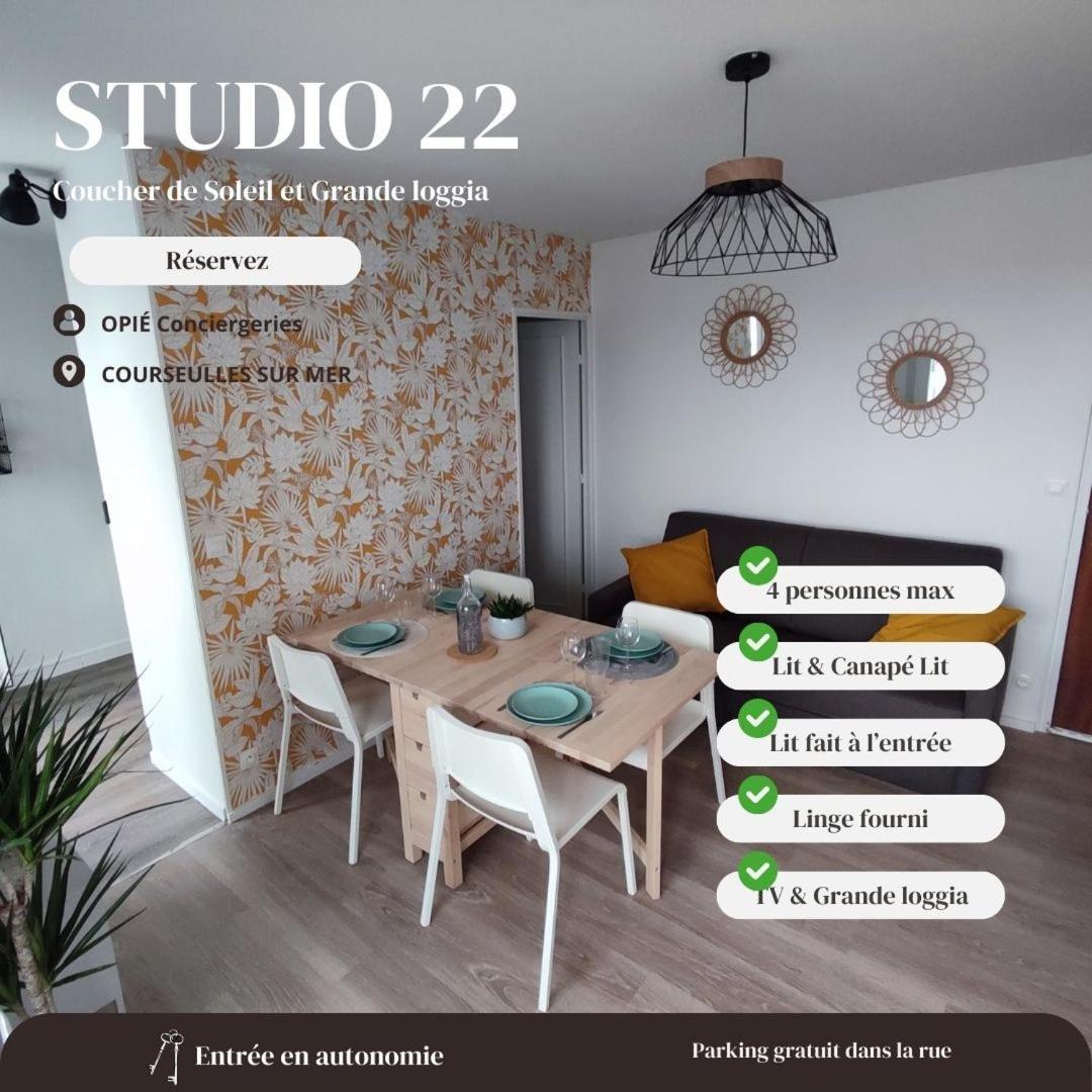 Studio 22 - Coucher De Soleil & Vue Mer Курсель-сюр-Мер Екстер'єр фото